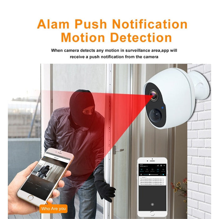 Autonomous Outdoor IP Camera 1080p HD, Jobs battery, WiFi Wireless, 2.0MP Camera