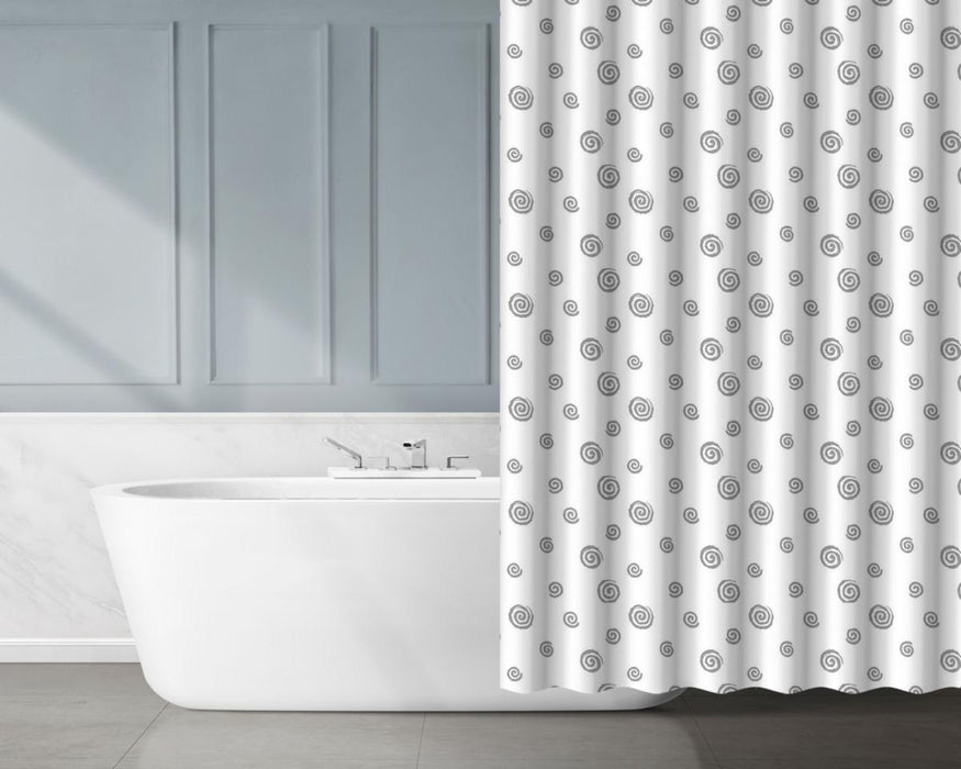BATHROOM CURTAIN 180X180 SPIRALS AWD