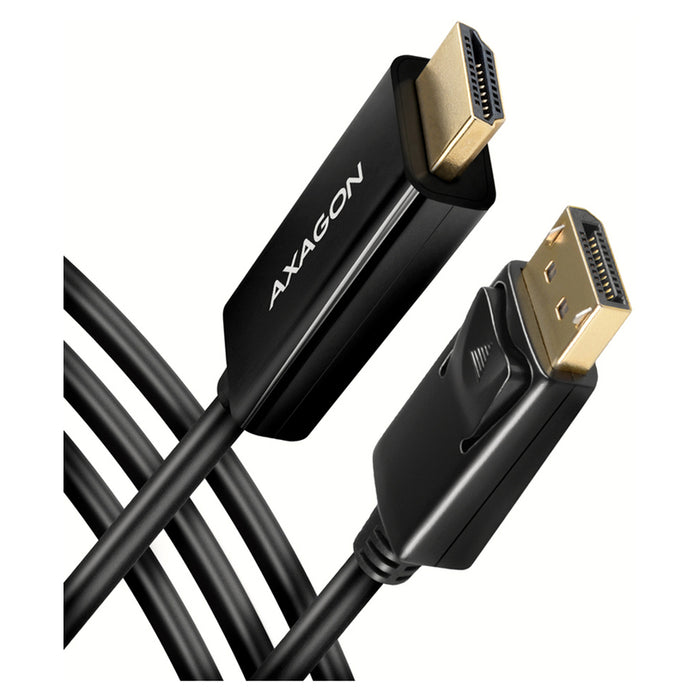 Cable from DisplayPort source AXAGON to HDMI receiver DISPLAYPORT>HDMI RVD-HI14C2 only works in this direction