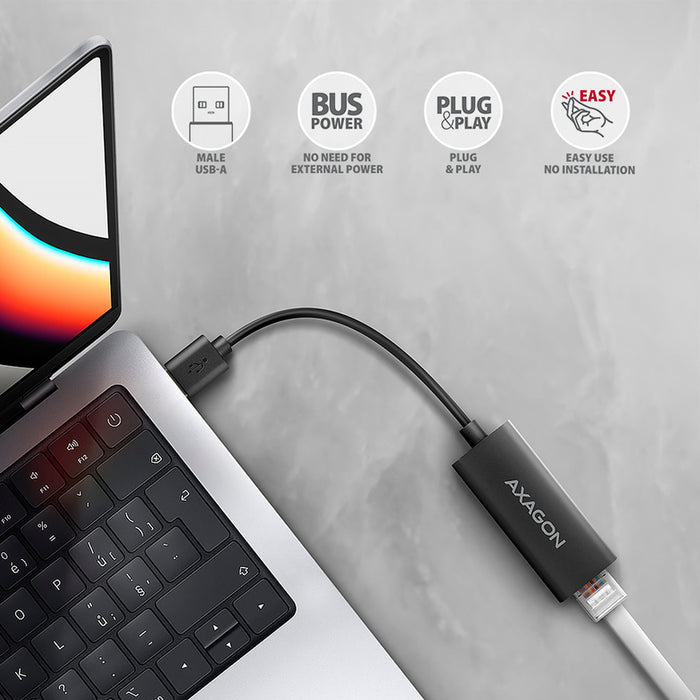 ADAPTER AXAGON USB-A - LAN 1G ADE-AR