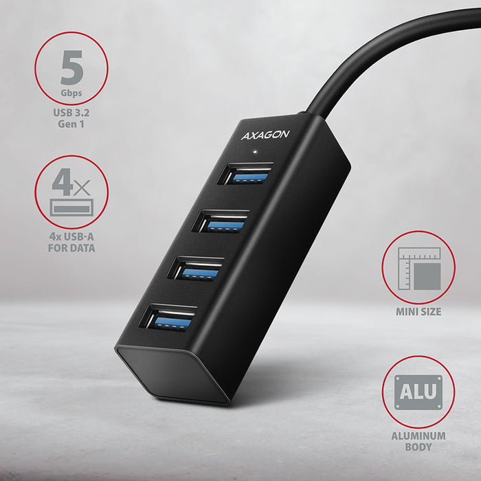 USB MINI HUB AXAGON USB-A HUE-M1AL