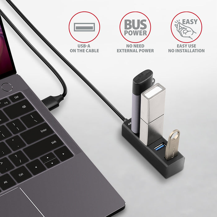 USB MINI HUB AXAGON USB-A HUE-M1AL