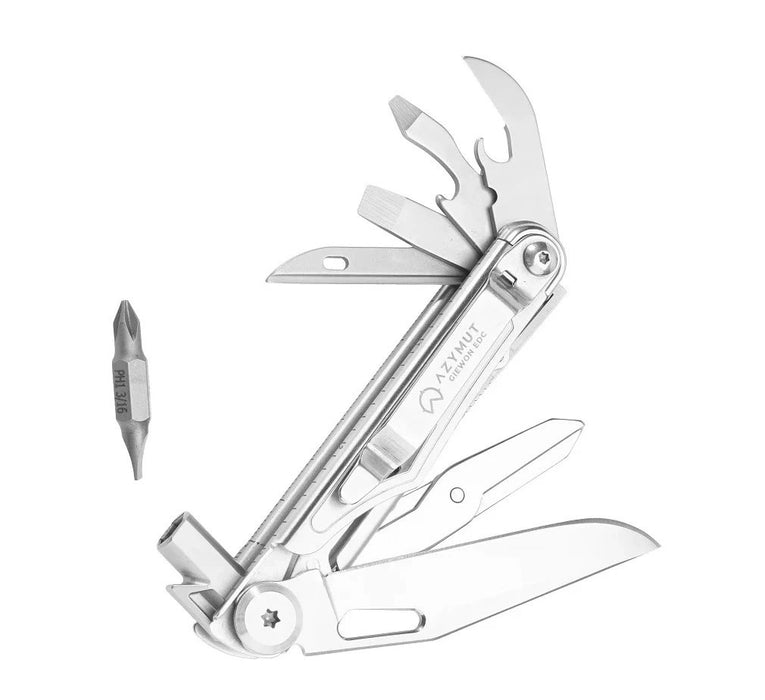 AZIMUTH GIEWON EDC MULTITOOL - 8 TOOLS + HOLSTER
