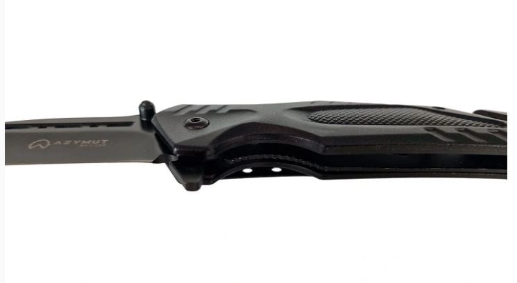 AZYMUT Rescue knife +belt cutter +glass breaker +case