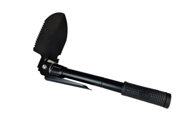 Tactical multifunctional shovel AZYMUT Trapper black +pack