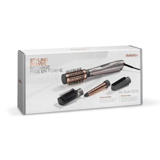 BaByliss Air Style 1000 Hair styling kit Warm Black Copper Palladium 1000 W 98.4’’ (2.5 m) - Hair curlers