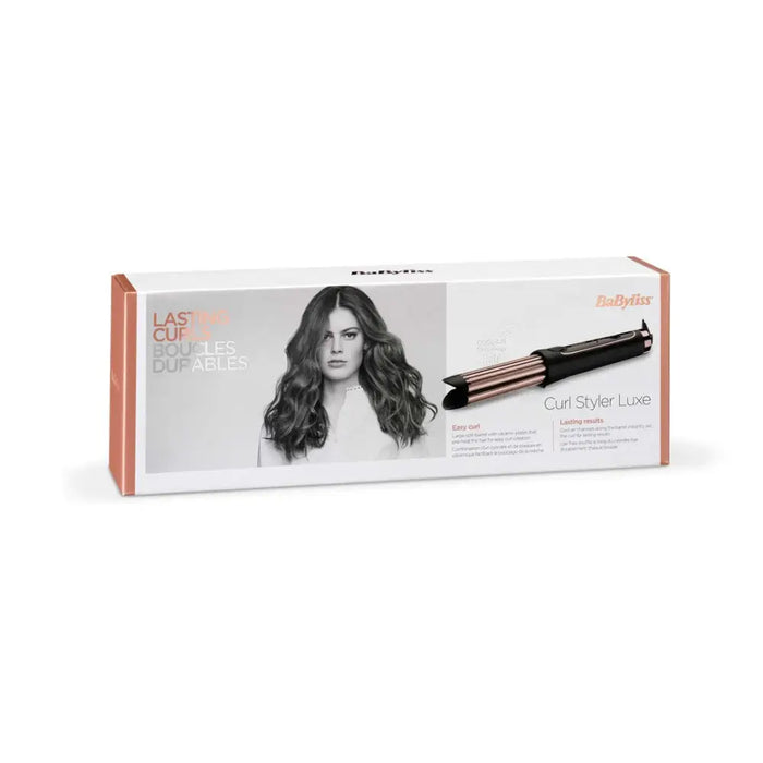 BaByliss C112E Curl Styler Luxe Curling iron Warm Black Rose Gold 32 W 98.4’’ (2.5 m) - Hair curlersAGD-LOK<<<Home