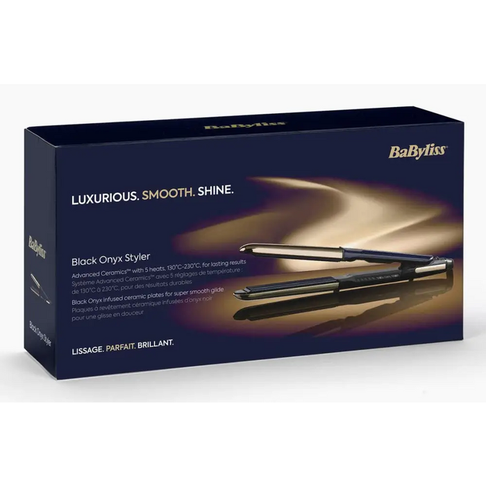 BaByliss ST484E hair styling tool Straightening iron Warm Black Gold 3.3 m - Hair straightenersAGD-PRO<<<Home Appliance