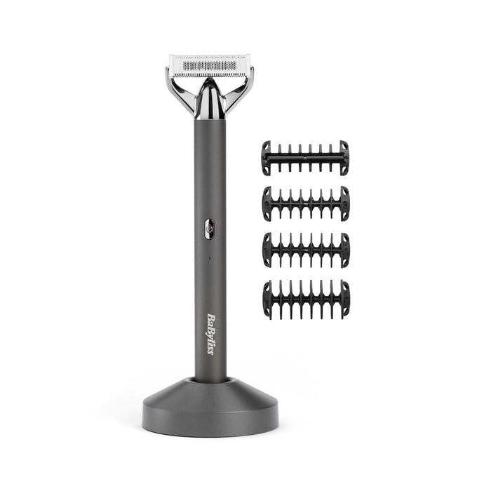 BaByliss Super-X Metal OT996E beard trimmer Battery 5 5 mm Wet & Dry Silver