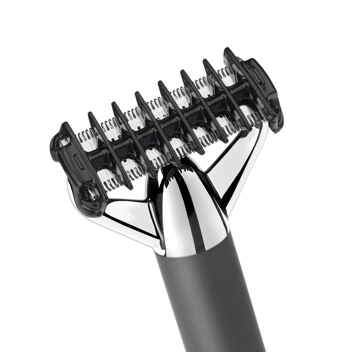 BaByliss Super-X Metal OT996E beard trimmer Battery 5 5 mm Wet & Dry Silver