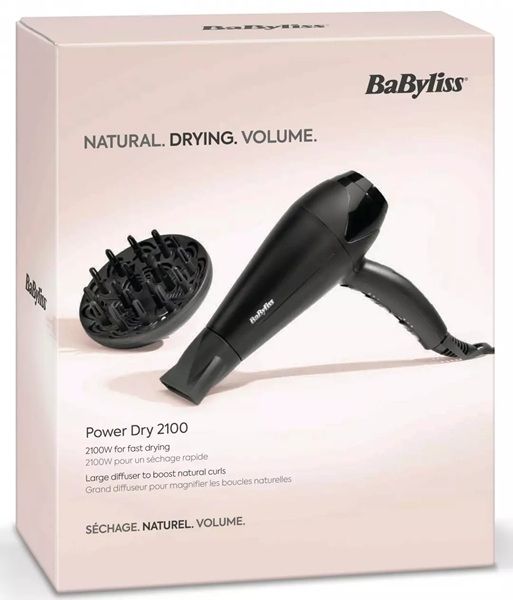 Hairdryer Babyliss Power Dry 2100 2100 W 2100 W Black