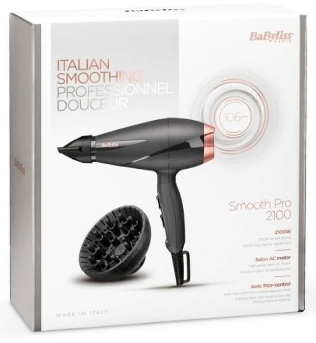 Hairdryer Babyliss 6709DE 2100 W Black Dark grey
