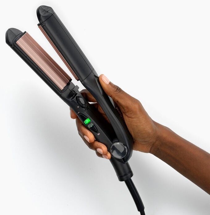 BaByliss The Crimper Texturizing iron Warm Black, Pink 70.9" (1.8 m)