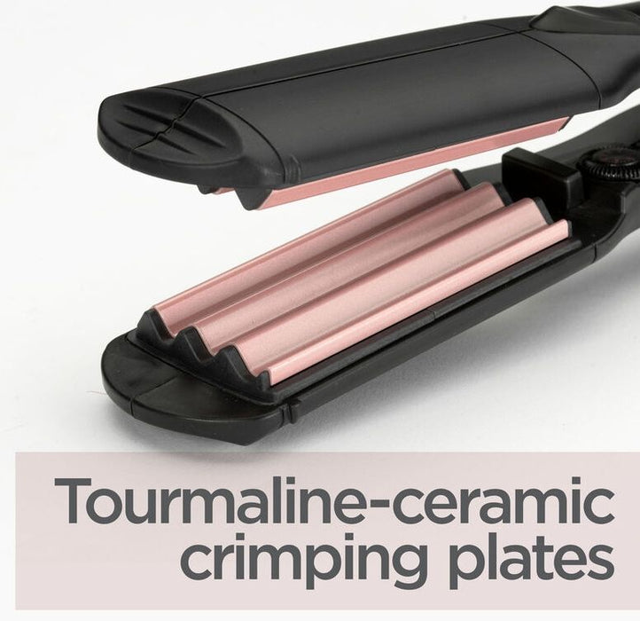 BaByliss The Crimper Texturizing iron Warm Black, Pink 70.9" (1.8 m)