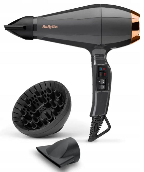 Hairdryer Babyliss 6719DE Black Grey 2200 W