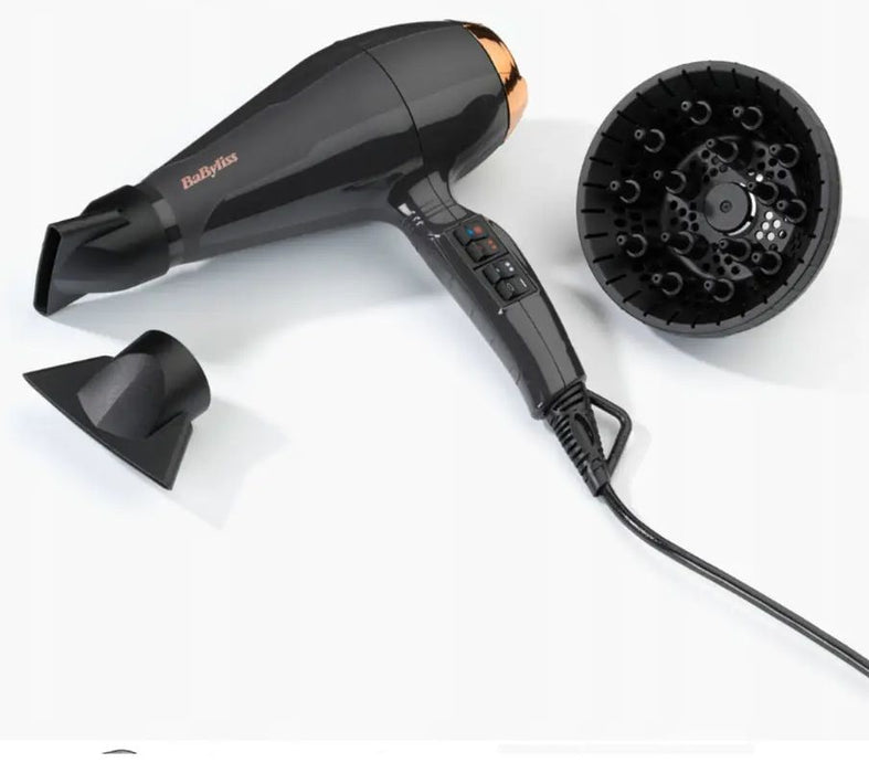 Hairdryer Babyliss 6719DE Black Grey 2200 W