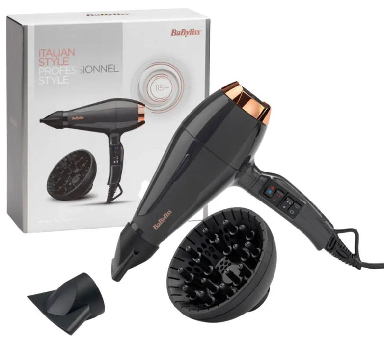 Hairdryer Babyliss 6719DE Black Grey 2200 W