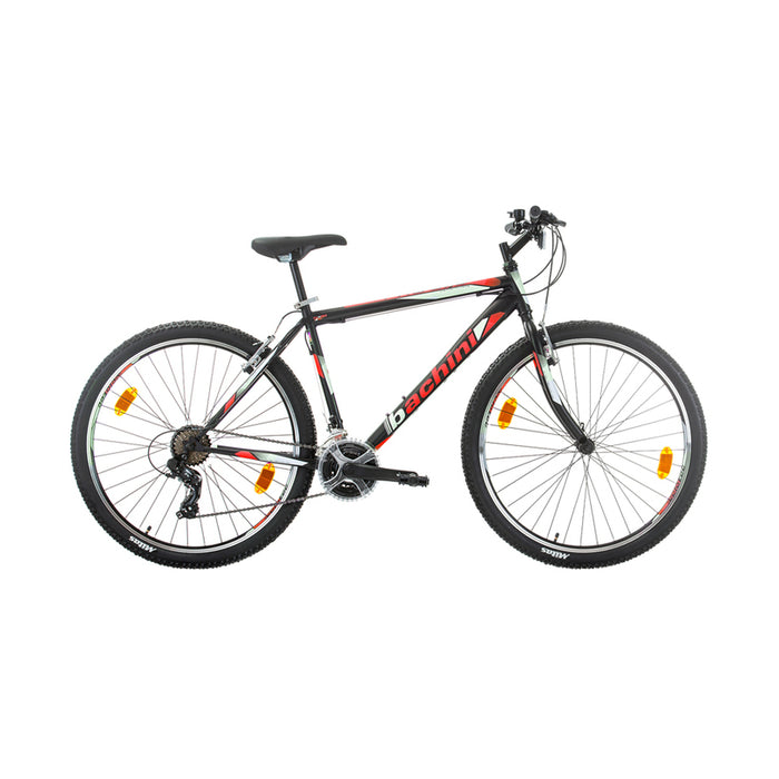 Bicycle BACHINI PRO BLACK/RED MATT 21 SPEEDS, STEEL FRAME