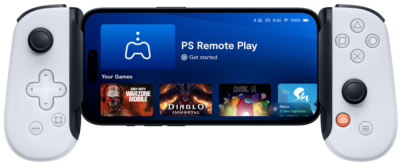 Gamepad Backbone One USBC White BB-51-P-WS
