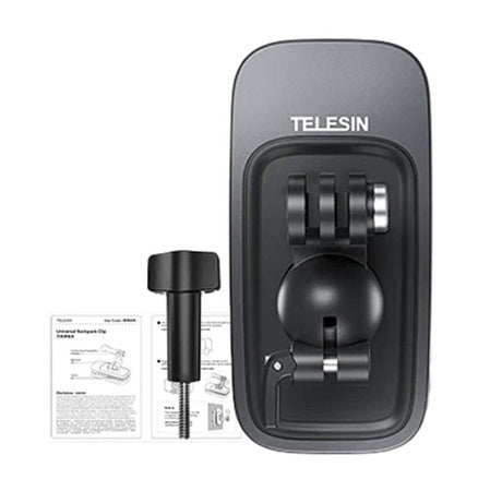Backpack clip mount Telesin for sports cameras (GP-JFM-009) - Booms and selfie sticks<<<Mounts<<<Tripods<<<Selfie