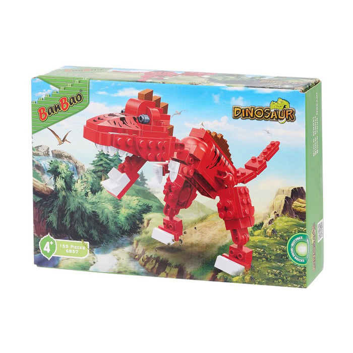 BANBAO RED DINOSAUR 155 PIECES