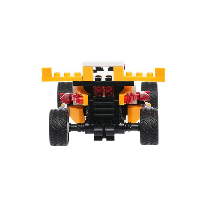 BANBAO RACING CAR F1 YELLOW, 132 PIECES