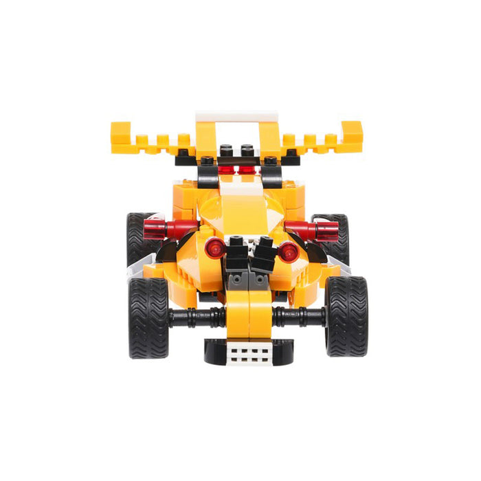 BANBAO RACING CAR F1 YELLOW, 132 PIECES