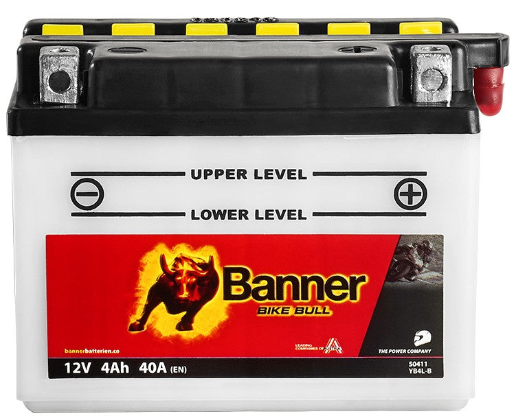 BANNER BIKE BULL YB4L-B 4AH 40A R+