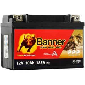 BANNER BIKE BULL GEL GT12A-4 10AH 185A L+