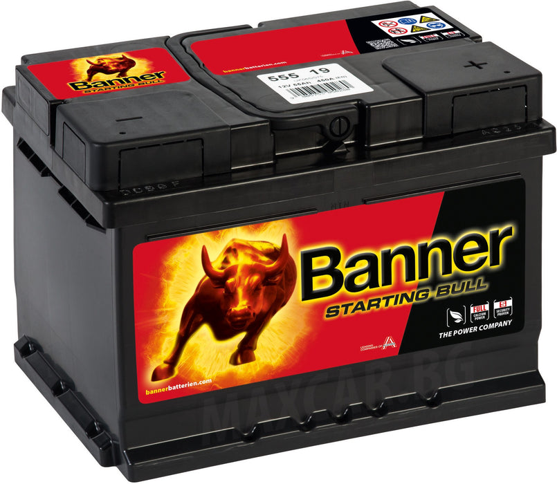 BANNER STARTING BULL 55AH 450A R+