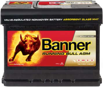 BANNER RUNNING BULL AGM 60AH 640A R+