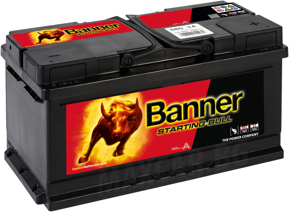 BANNER STARTING BULL 80AH 660A R+