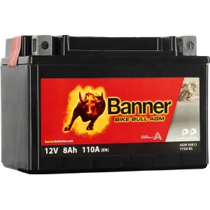 BANNER BIKE BULL AGM YTX9-BS 8AH 120A L+
