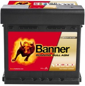 BANNER RUNNING BULL AGM 50AH 540A R+