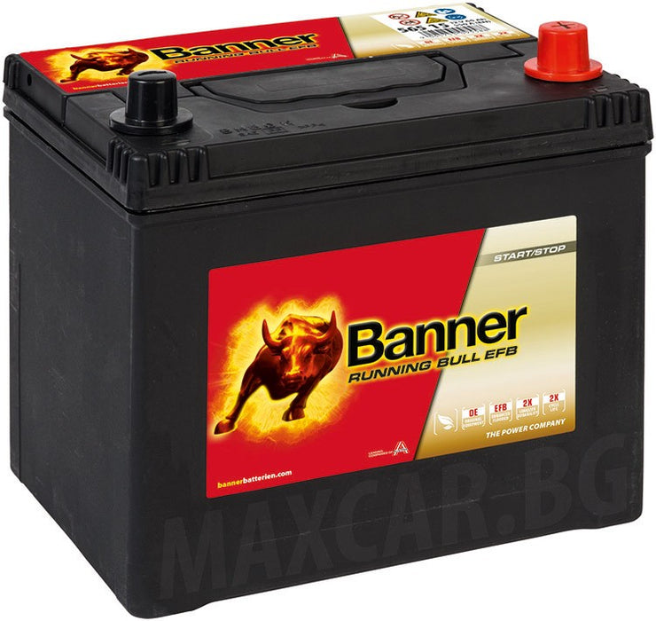 BANNER RUNNING BULL EFB 65AH 550A R+