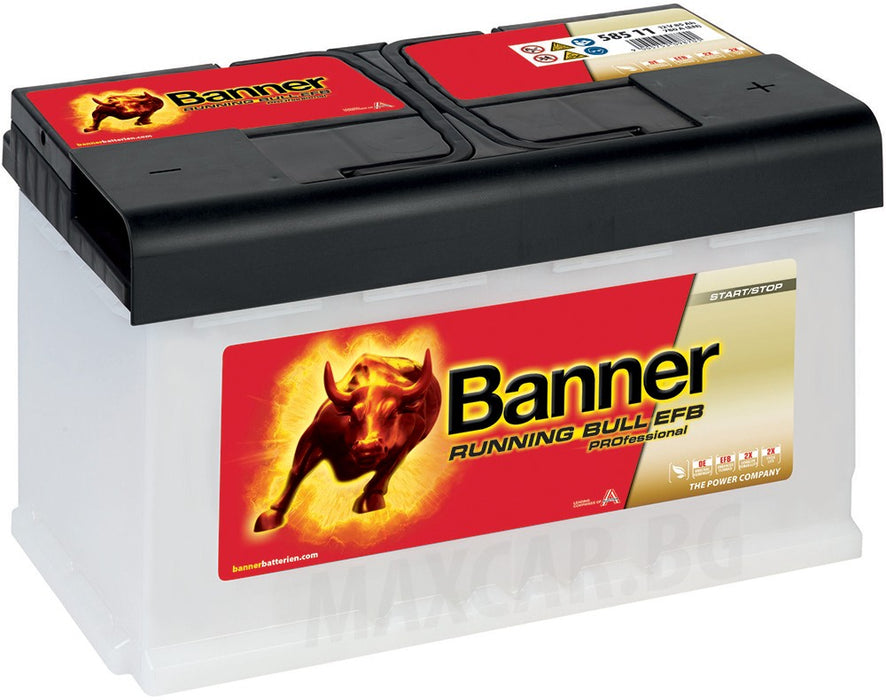 BANNER RUNNING BULL EFB PROFESSIONAL 85AH 780A R+