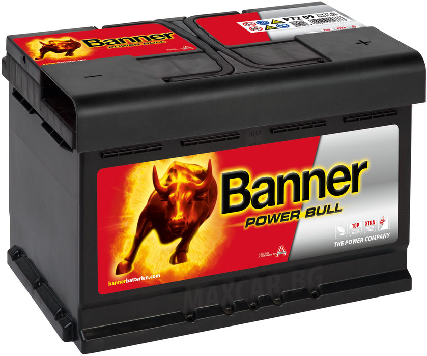BANNER POWER BULL 72AH 670A R+