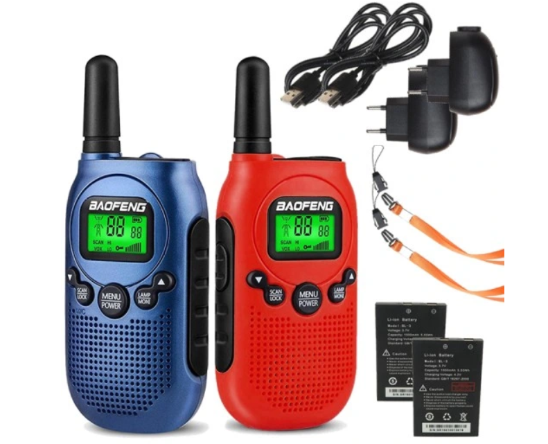 Walkie-Talkie Baofeng BF-T6 Panda Red, 2 pcs