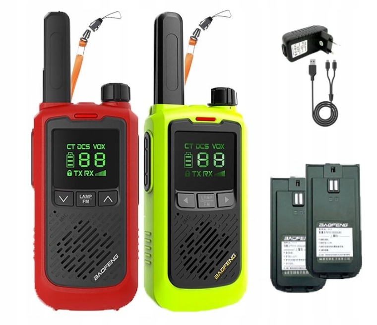 Walkie-Talkie Baofeng BF-T17 Black, 2 pieces