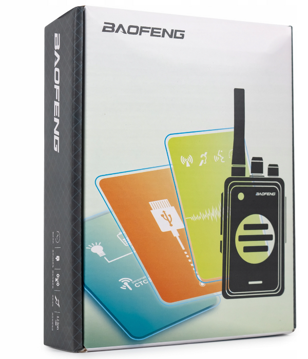 Walkie-Talkie Baofeng BF-T25E Orange, 2 pieces