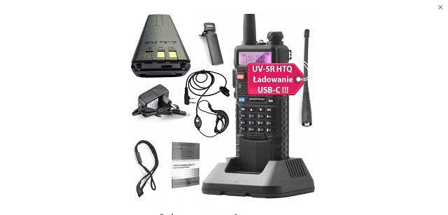 UV-5R HTQ 3800mAh USB-C WALKIE-TALKIE