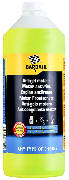 BARDAHL Антифриз универсален концентрат жълт 1L
