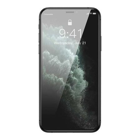 Baseus 0.3mm Full-glass Tempered Glass Film(2pcs pack) for iPhone XR/11 6.1inch - For smartphones<<<Tempered glass