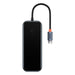Baseus AcmeJoy HUB 4-port (USB-C to 1x USB-C PD&Data/3x USB3.0) dark gray (WKJZ010013) - USB hubs<<<HurtelXML