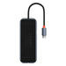Baseus AcmeJoy HUB 4-port (USB-C to 1x USB-C PD&Data/3x USB3.0) dark gray (WKJZ010013) - USB hubs<<<HurtelXML