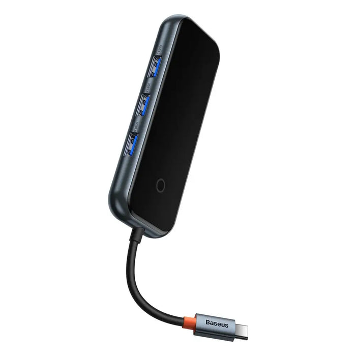 Baseus AcmeJoy HUB 4-port (USB-C to 1x USB-C PD&Data/3x USB3.0) dark gray (WKJZ010013) - USB hubs<<<HurtelXML