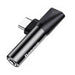 Baseus Audio Adapter USB-C to Mini Jack 3.5mm + USB-C (black) - Audio adapters<<<GSM Accessories<<<InnproXML&&&USB
