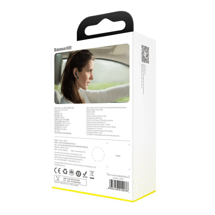 Baseus Bluetooth headset Encok Vehicle-mounted A05 Black - Bluetooth headsets<<<GSM Accessories<<<InnproXML&&&Handsfree