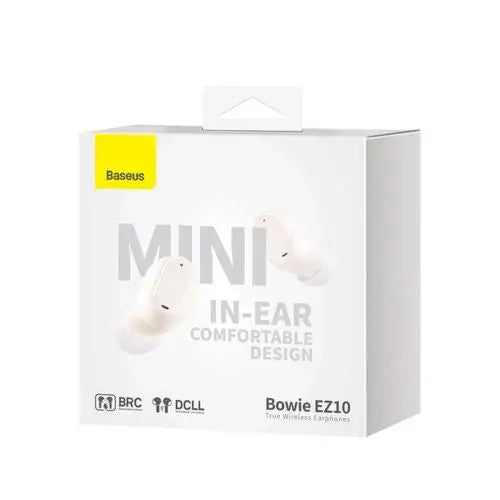 Baseus Bowie EZ10 TWS Bluetooth 5.3 wireless headphones - white - Audio<<<Основна<<<DunaXML&&&Headphones