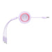 Baseus Bright Mirror 2 3-in-1 USB 3-in-1 cable for micro USB / USB-C / Lightning 3.5A 1.1m (Purple) - Combo